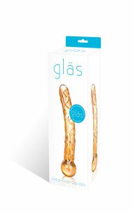 Glas - Orange Tickler Glass Dildo