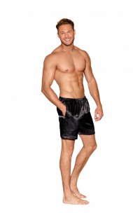 Dreamgirl - 10976 Men's Satin Boxer Short with Pockets