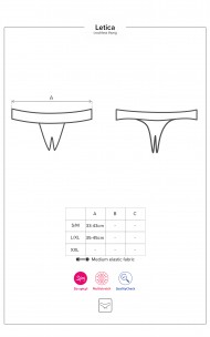 Obsessive - Letica Crotchless Thong