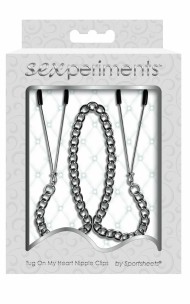 Sexperiments - Tug On My Heart Nipple Clips