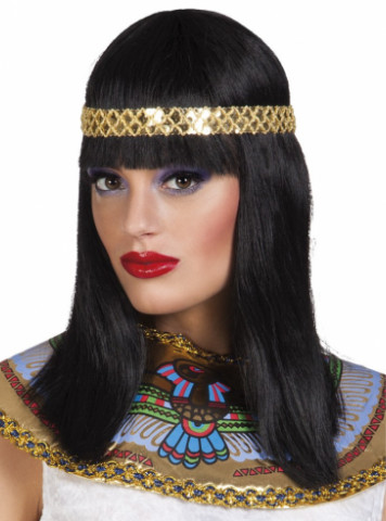 Boland - Cleopatra peruk med pannband